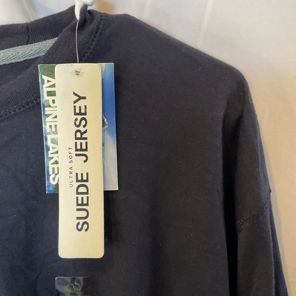 Alpine Lakes Men’s Plus Size 2XL long sleeve navy blue shirt NWTO - Picture 3 of 11